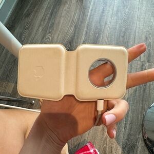 Apple MagSafe Duo Charger Case in Cream